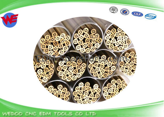 تولید سریع لوله های برنجی EDM / لوله های برنجی چند سوراخ Ø2.5 × 400 mmL Ø3.0 × 400
