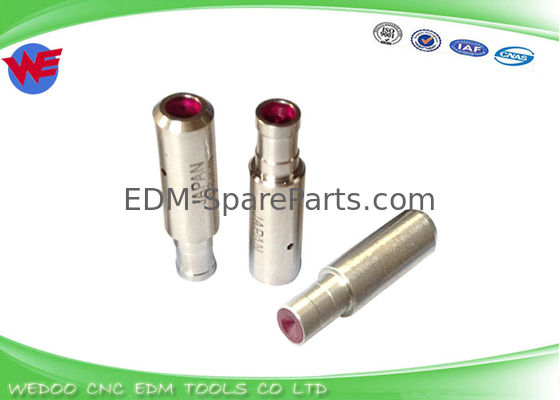 EDM Z140 1.0 mm قطعات معدنی ماشین حفاری Ruby Pipe Guide با 8*6*30mmL