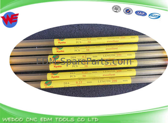 الکترود EDM لوله های مس / مس 0.2 × 200mm 0.25 * 200mm 0.1mm 0.15mm 0.19mm 0.18