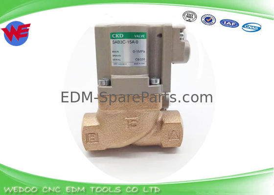 SAB3C-15A-O سدریک EDM قطعات CKD سلونوئید کنترل شیر SAB3C-15A-O