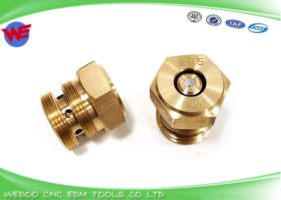سیم هدایت قابل استفاده مجدد سیم EDM قرمز الماس آب نوزل راهنمای 0.192 / 0.195mm